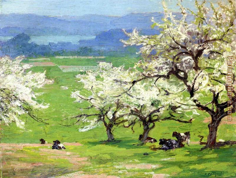 Springtime painting - Edward Henry Potthast Springtime art painting